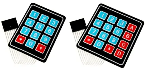 Matrix Keyboard Component